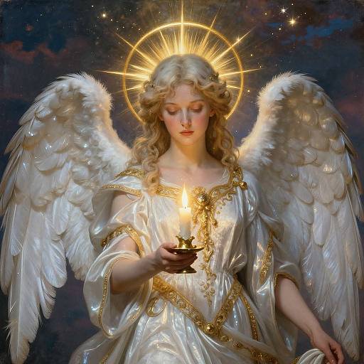 Baroque Ethereal Angel Portrait