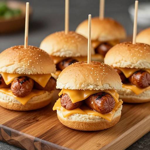 Grilled Sausage Mini Sliders