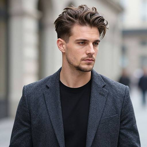 Fit European Man Urban Portrait