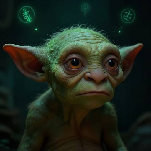 Detailed Dobby Goblin Portrait