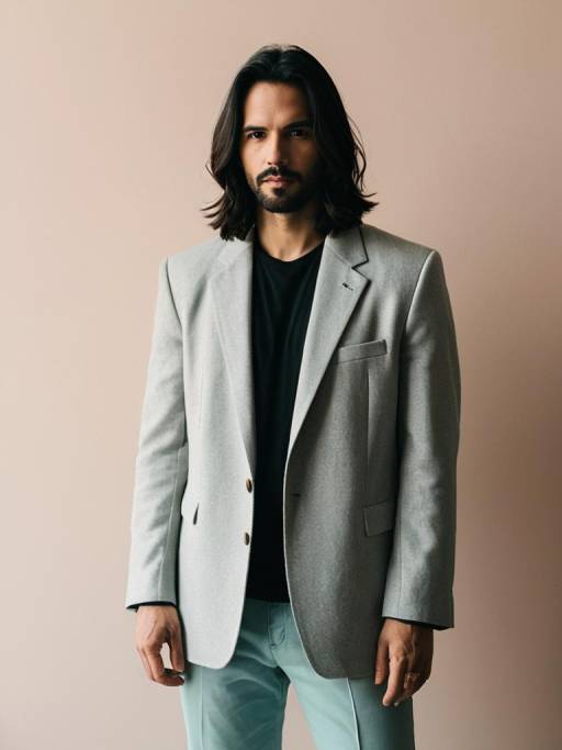 Man in Stylish Casual Blazer