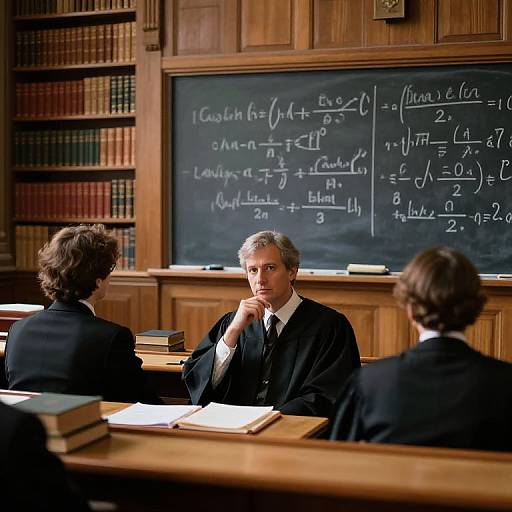 Classic University Lecture with Professor