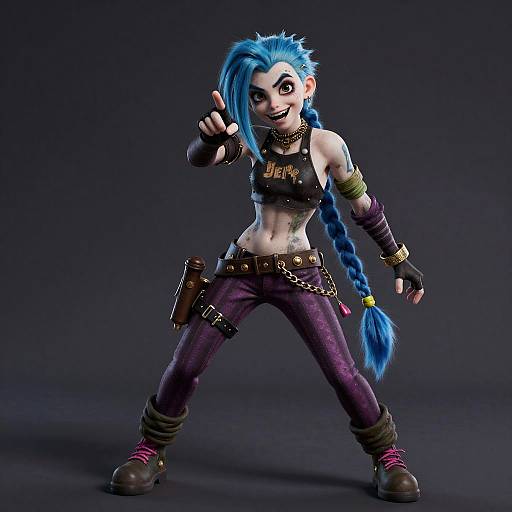 Cinematic Full-Body Girl Portrait