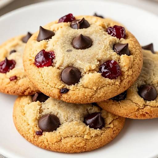Golden-Brown Chocolate Chip Cranberry Cookies