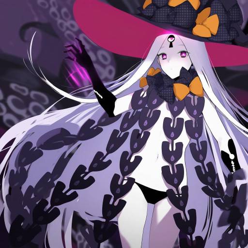 Illustration of Abigail williams (third ascension) (fate), fate/grand order in the style of Huqu