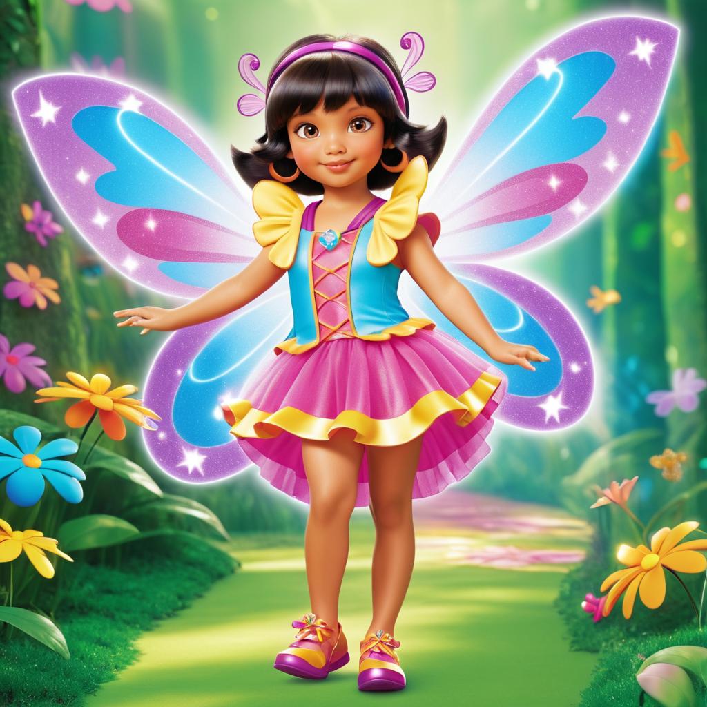 Dora the Explorer as a Playful Fairy