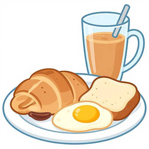 Breakfast Food Clip Art Pack
