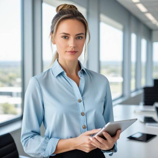 Confident Professional Woman in Modern Office