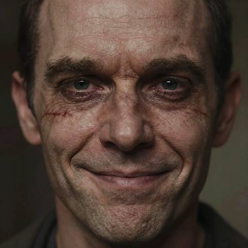 Photorealistic Portrait of Ugly Man