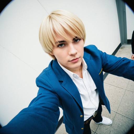 Youthful Detective Cosplay with Dutch Angle