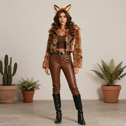 Foxy Brown Costume Outdoor Fashion Shoot