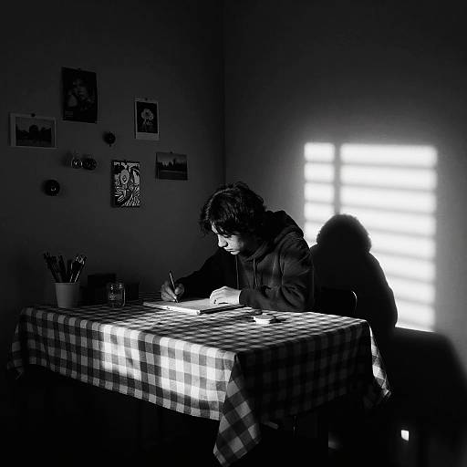 Mysterious Black and White Room