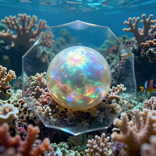 Enchanted Underwater Pearl Illusion