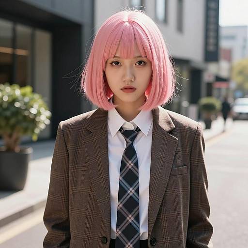 Urban Chic: Photorealistic Asian Fashion