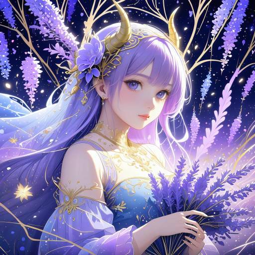 Ethereal Anime Portrait of a Dreamy Girl