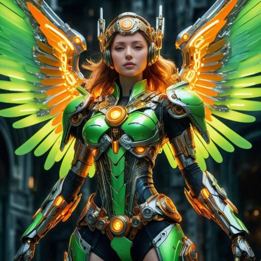 Colorful Fashion Photo of Mechangel Colorful Fashion Photo of Mechangel
