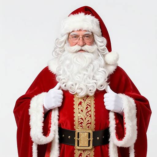 Elegant Male Santa Claus Illustration