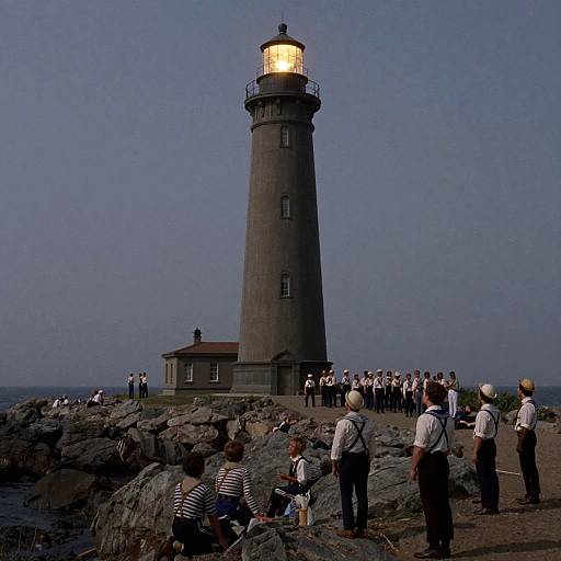 70s Sci-Fi Lighthouse Awe