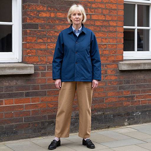 British Country Style Woman Outdoors
