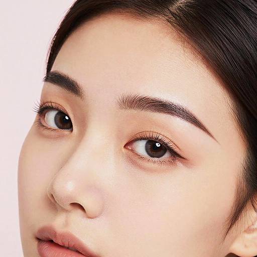 Ultra-Realistic Eyebrow Close-Up Portrait