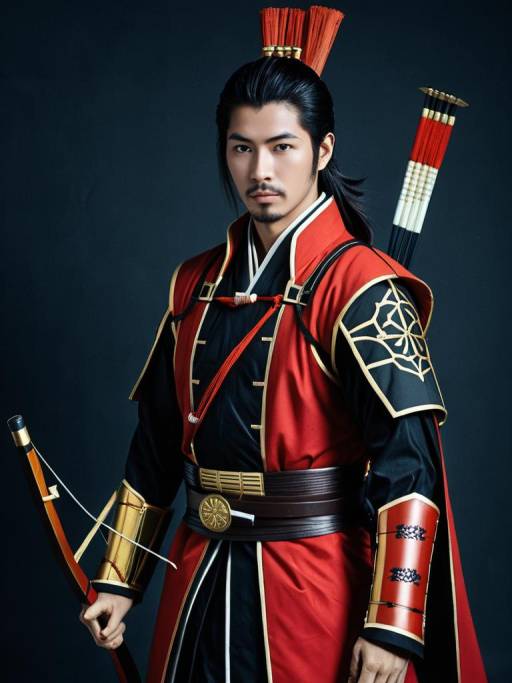 Realistic Archer Oda Nobunaga Cosplay Portrait