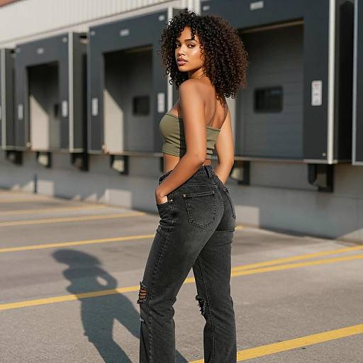 Summer Fashion Photography at Industrial Dock