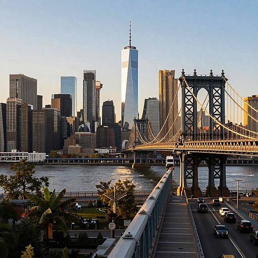 Dumbo Manhattan Bridge Golden Hour