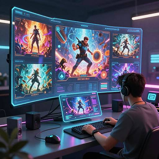 Futuristic Game Cover Art Studio