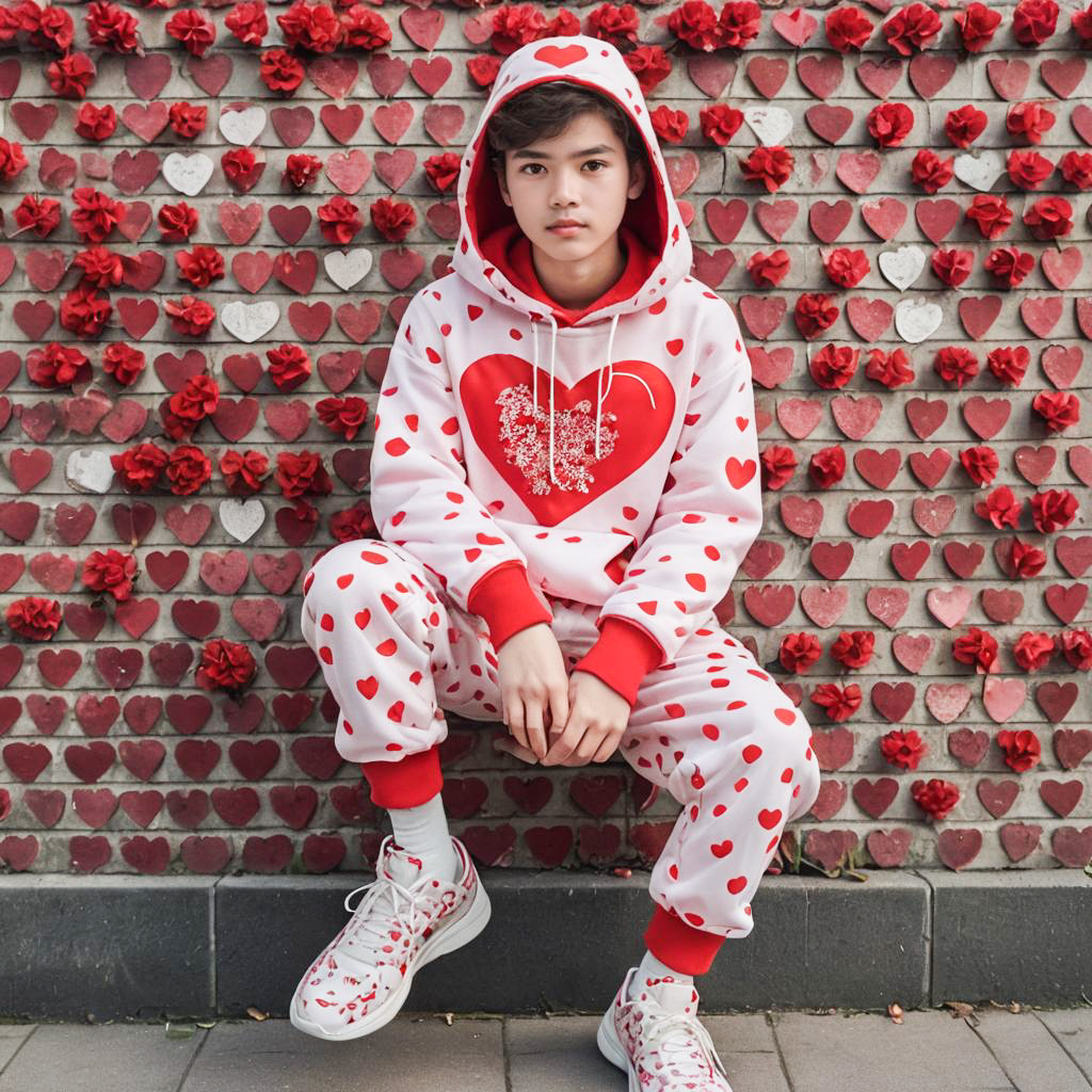 Trendy Valentine's Day Teen Fashion Shoot