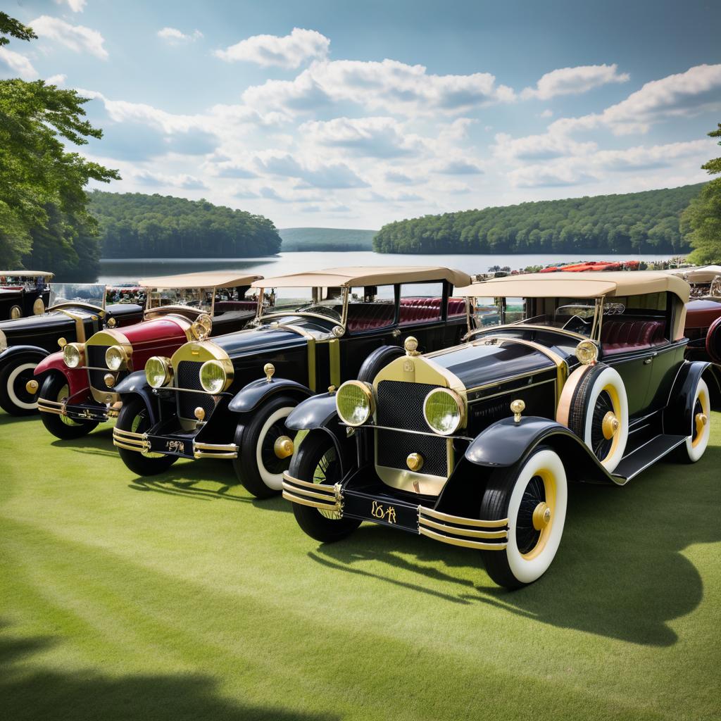 1920s Vintage Car Rally at Tuxedo Lake