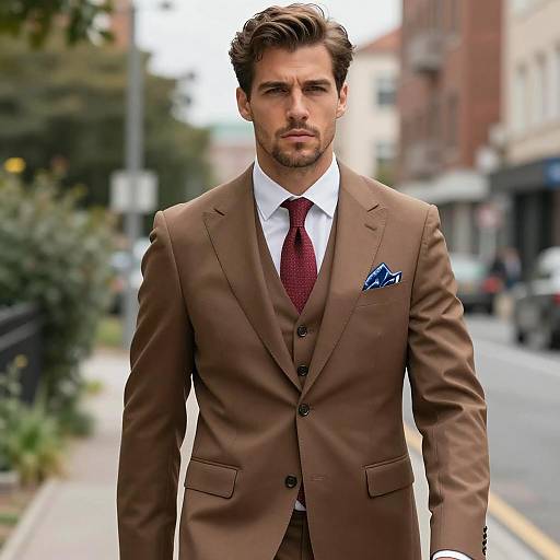 Stylish Gatsby Suit Urban Portrait