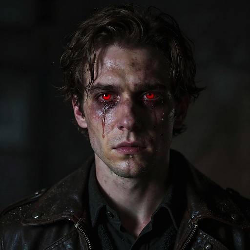 Intricate Dark Portrait of a Haunting Figure