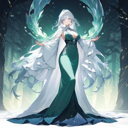 Elegant Fairy in a Magical Forest