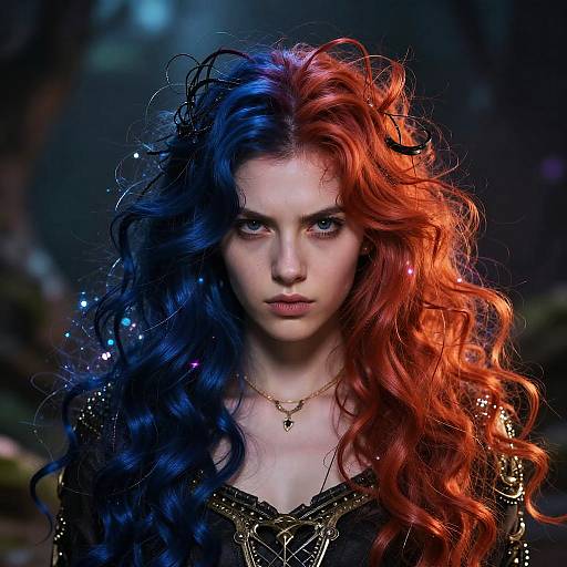 Magical Fantasy Hair Discord Concept