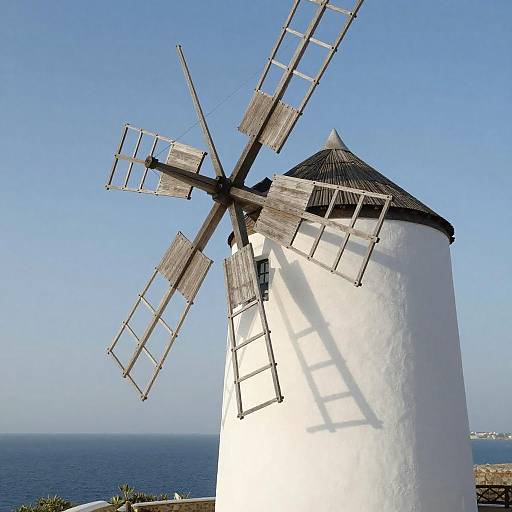 Charming Windmill by the Sea