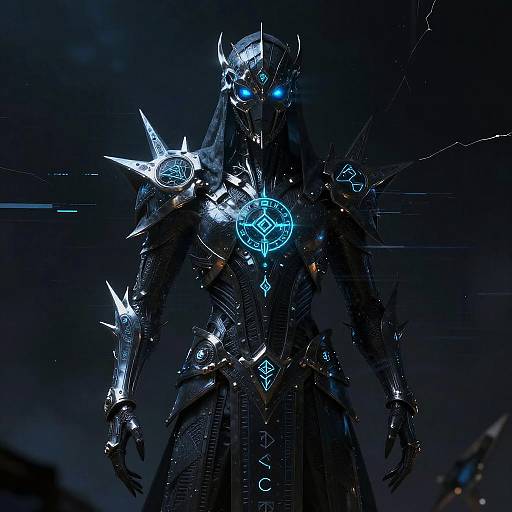 Spectral Digital Guardian in Shadows