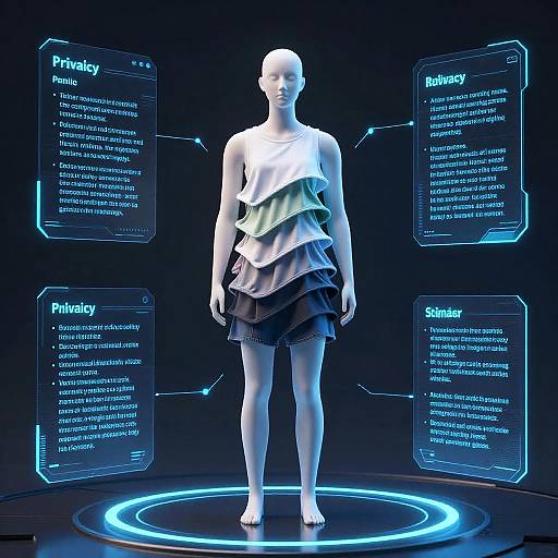 Futuristic AI Cloth Removal Interface