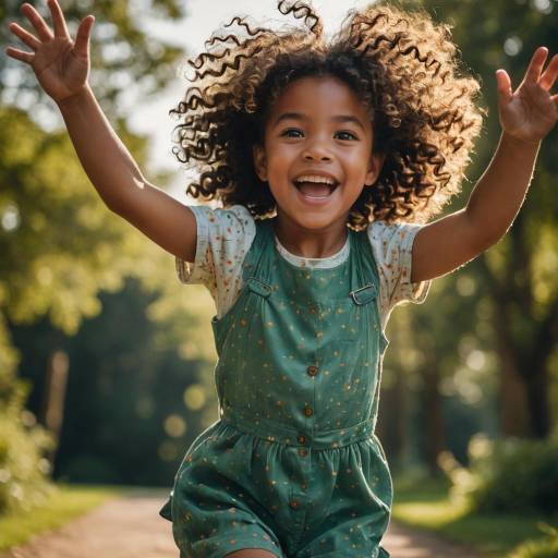 Joyful Child in Summer Light