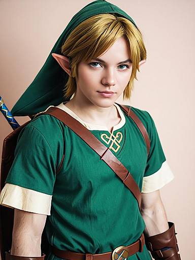 Young Link Cosplay Portrait