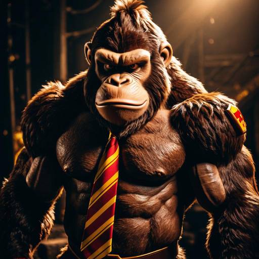 Muscular Donkey Kong Cosplay Character