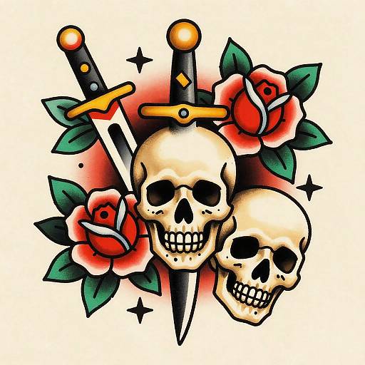 Neo-Traditional Vintage Americana Tattoos