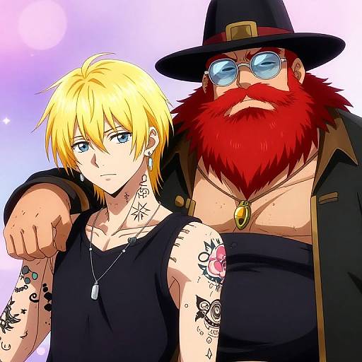 Neural Implant Anime: Two Friends