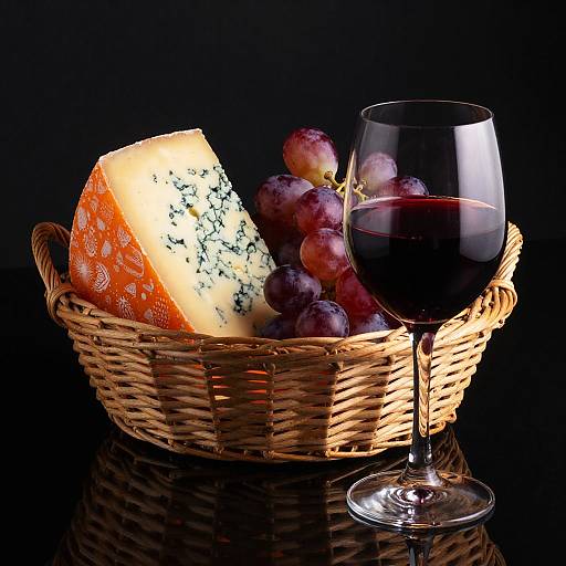 Cozy Wine and Cheese Setup
