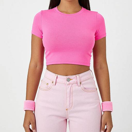 Casual Neon Pink Streetwear Style