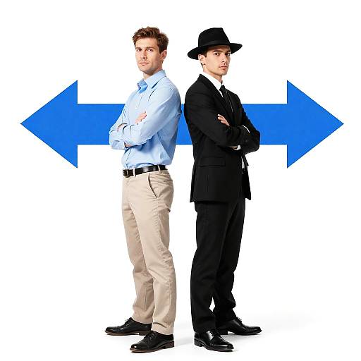 Mannequin Style Photo with Arrows