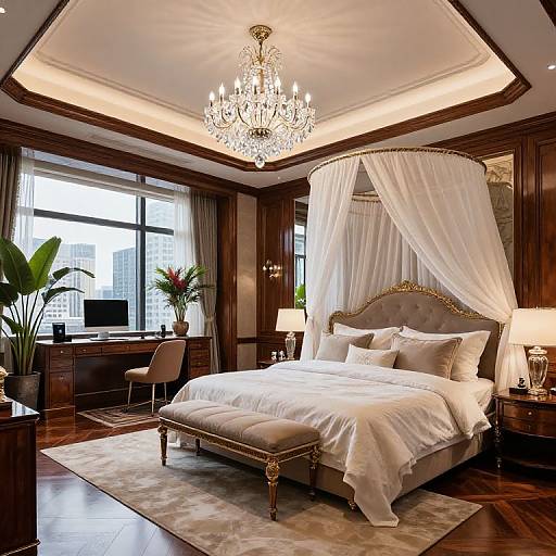 Luxurious Billionaire Penthouse Bedroom