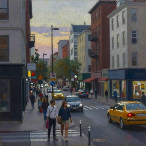 Energetic Cityscapes at Dusk