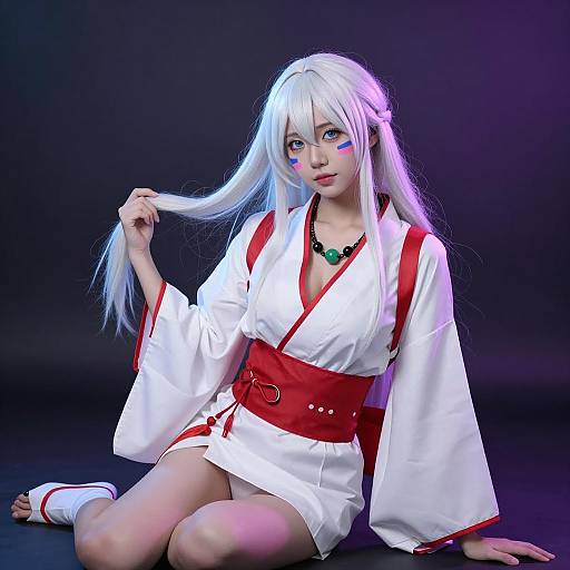 Elegant Cosplay Photo in Dark Setting