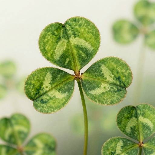 Realistic Detailed Clover Botanical Art