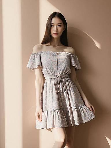 Casual Summer Dress with Floral Print